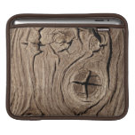 Wood background sleeve for iPads