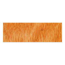 Wood Background - Smooth Bamboo Grain Customized Business Card Template
