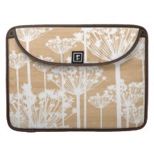 Wood background wish flowers girly floral pattern sleeves for MacBook pro
