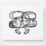 Wood Badge Axe-n-Log Mouse Pad