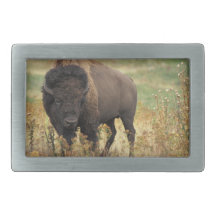 Wood Bison Belt Buckle