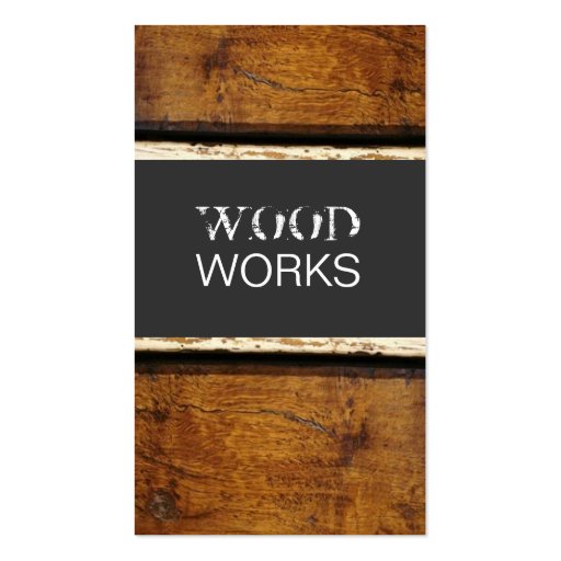 WOOD BUSINESS CARDS