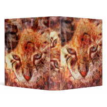 Wood Cat 1" Art Binder