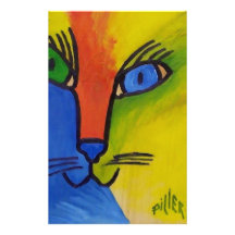Wood Cat by Piliero Stationery Paper