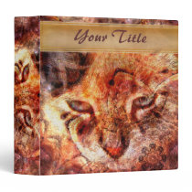 Wood Cat Customizable 1.5" Art Binder