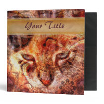 Wood Cat Customizable 2" Art Binder