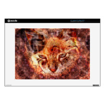 Wood Cat Laptop Skin