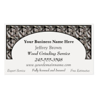 Wood Chips Business Cards