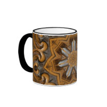 Wood Design 1 Mugs