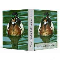 Wood Duck Vinyl Binder