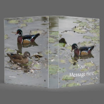 Wood Duck Lily Pond Binder binders