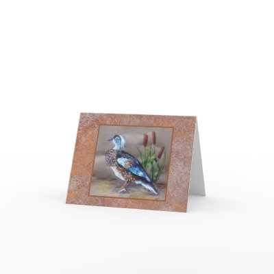 Wood Duck, note card by klocke
