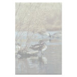 Wood Duck Pair Customized Stationery