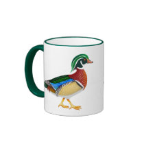 Wood Duck Ringer Mug