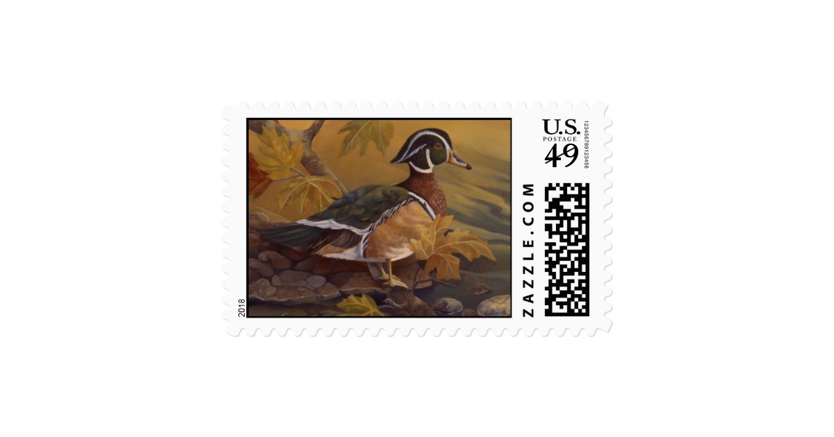 Wood Duck Stamp Zazzle