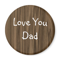 Wood Effect Abstract Magnets
