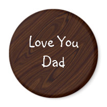 Wood Effect Abstract Fridge Magnet