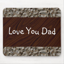 Wood Effect Abstract Mouse Pads