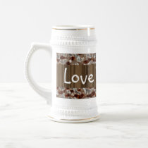 Wood Effect Abstract Mug