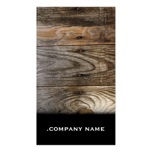 Wood - Elegant Business Card