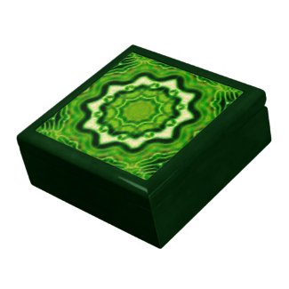 WOOD Element kaleido pattern Jewelry Box