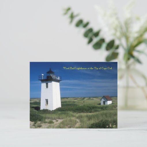 Wood End Lighthouse Tip Of Cape Cod Provincetown Postcard Zazzle