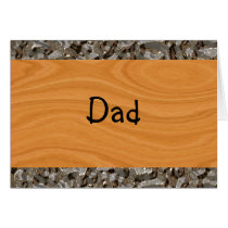 Wood Grain Abstract Greeting Cards