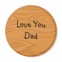 Wood Grain Abstract Magnet