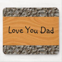 Wood Grain Abstract Mouse Pad