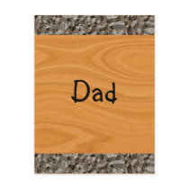 Wood Grain Abstract Post Cards