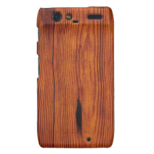 Wood Grain Motorola Droid RAZR Case