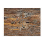 Wood grain, sheet of weathered timber postcard