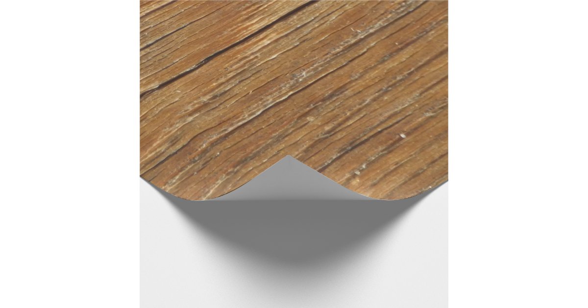 Wood Grain Wrapping Paper Zazzle