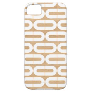Wood graphic geometric abstract oval chain pattern