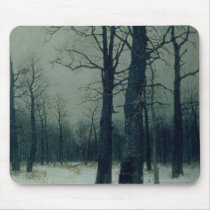 Wood in Winter, 1885 Mousepads