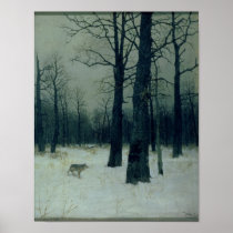 Wood in Winter, 1885 Posters