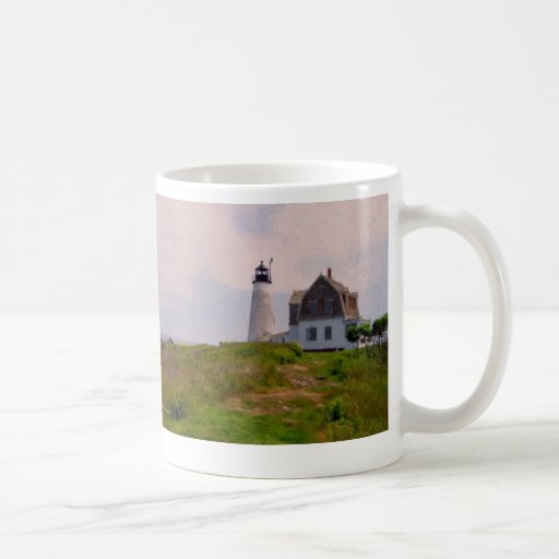 Wood Island Lighthouse, Biiddeford Pool, Maine Mug