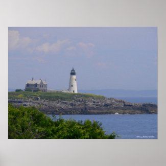 Wood Island Lighthouse , Maine Poster