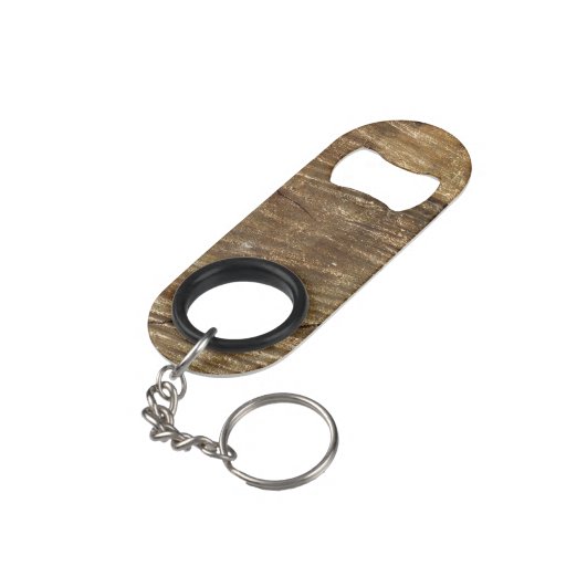 wood keychain bottle opener Zazzle