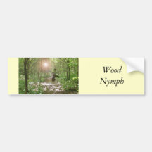 Wood Nymph Bumper Stickers