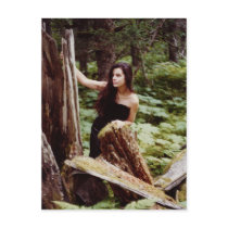 Wood Nymph postcard by dorenemlorenz Wood Nymph postcard