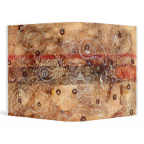 Wood Paisley binders