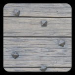 Wood planks with square nails texture that perfect stickers