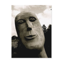 Wood sculpture [mono] postcards