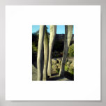 Wood sculpture posters