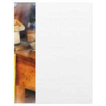 Wood Shop With Wooden Bucket letterhead