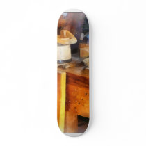 Wood Shop With Wooden Bucket skateboards