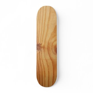 Wood skateboard