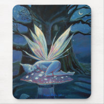 Wood Spirirt - Fairy Mouse Mat mousepads by SusanRodio Wood Spirirt - Fairy Mouse Mat mousepads