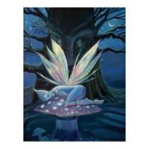 "Wood Spirit" Fairy Art Poster posters